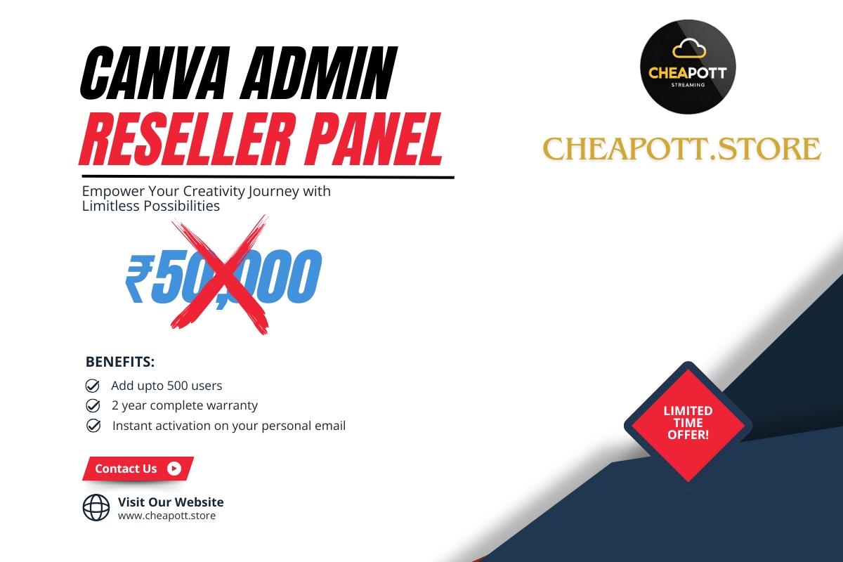Canva Admin Reseller Panel